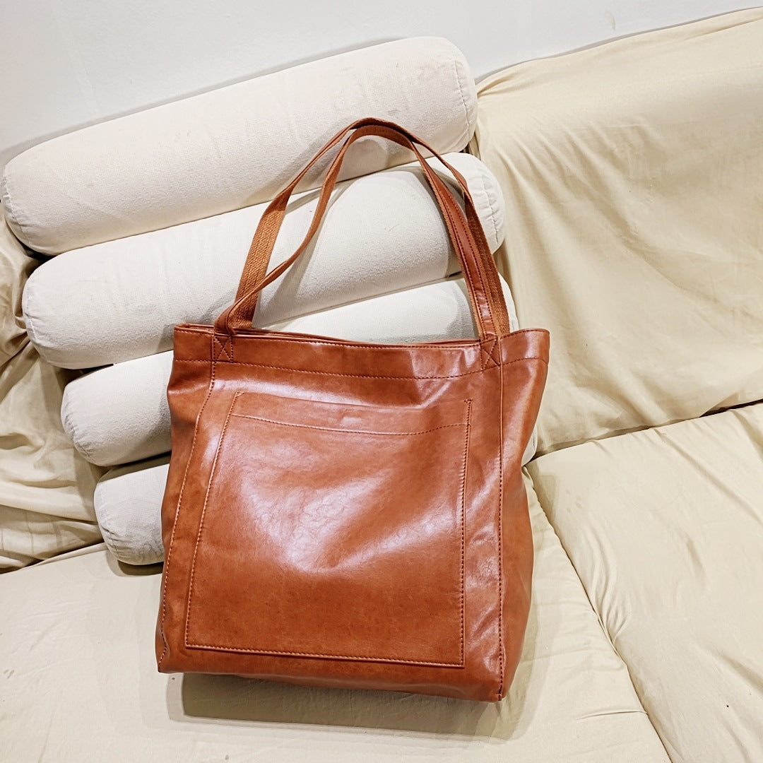 MARAIS | Cabas en cuir authentique Signature