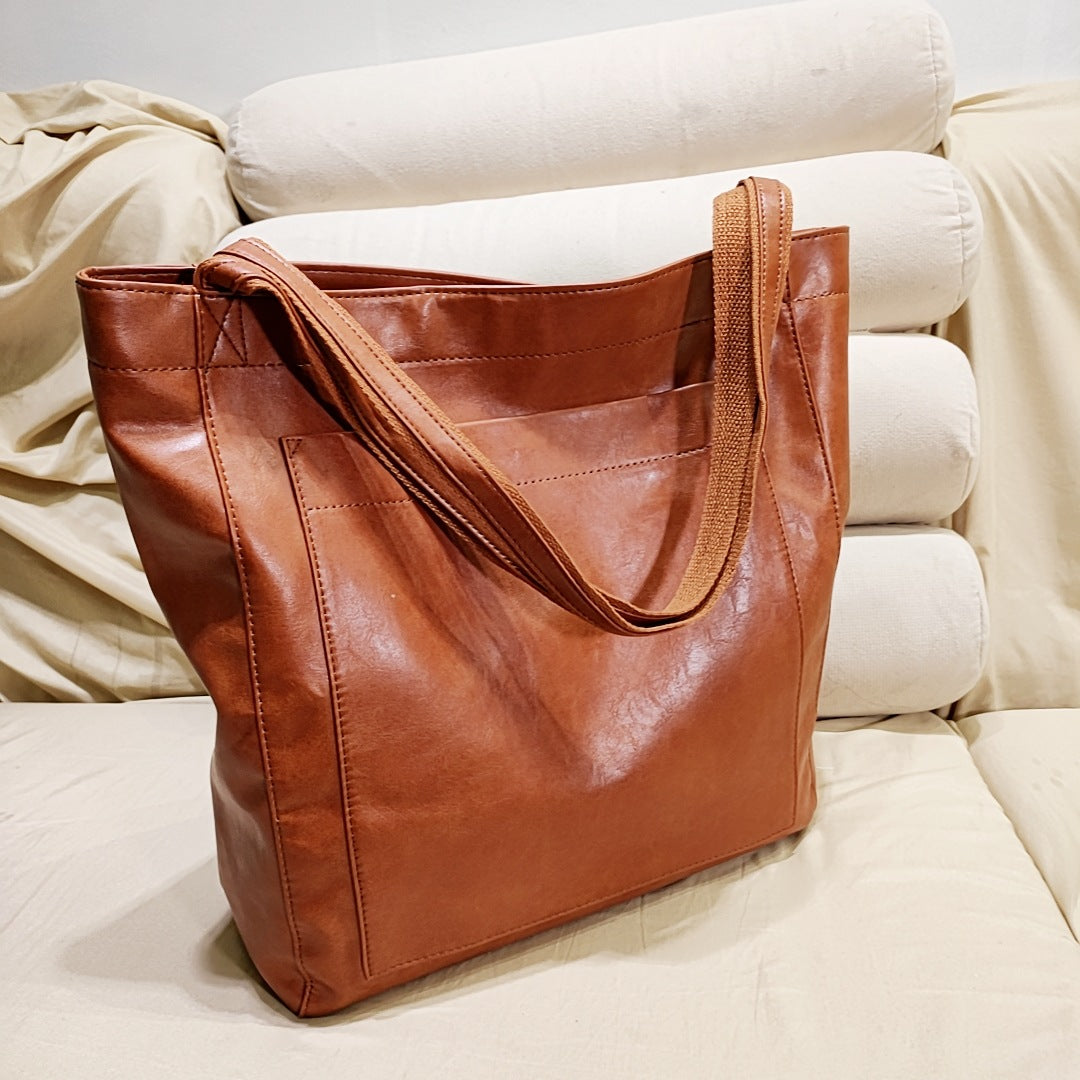 MARAIS | Cabas en cuir authentique Signature