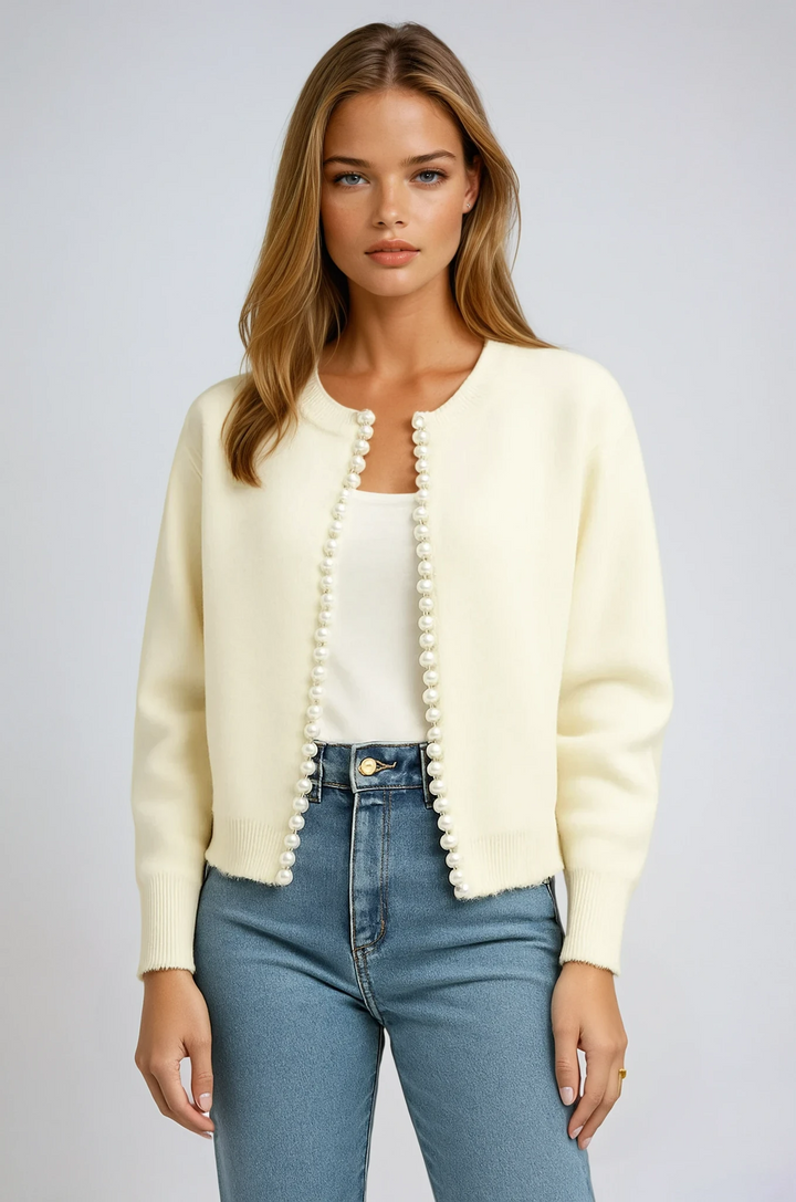 MARAIS | Cardigan Perlé Col Rond Christine