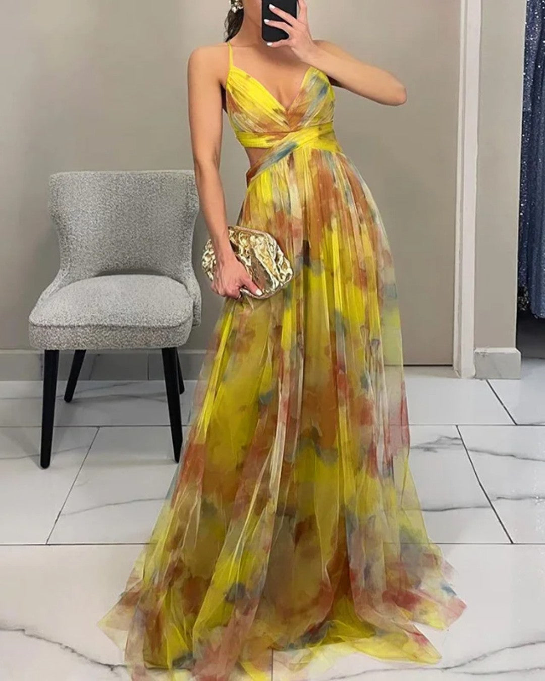 MARAIS | Robe Maxi Élégance Florale