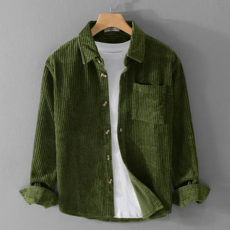 MARAIS | CHEMISE EN VELOURS CÔTELÉ POUR HOMME