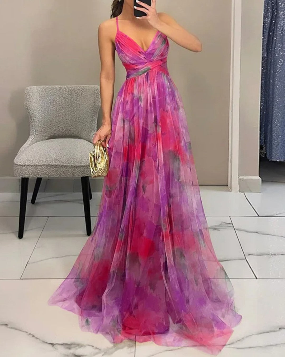 MARAIS | Robe Maxi Élégance Florale
