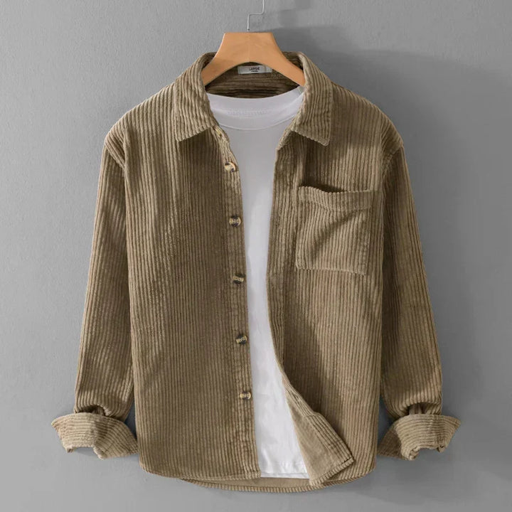 MARAIS | CHEMISE EN VELOURS CÔTELÉ POUR HOMME