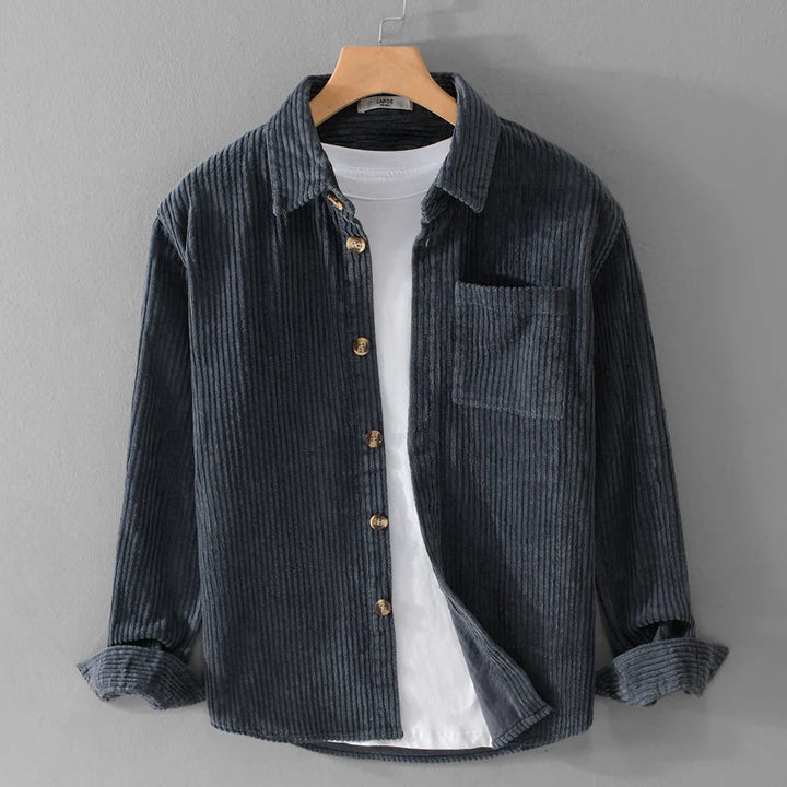 MARAIS | CHEMISE EN VELOURS CÔTELÉ POUR HOMME