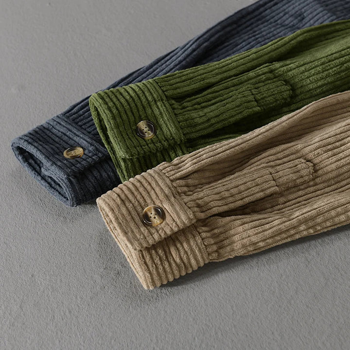 MARAIS | CHEMISE EN VELOURS CÔTELÉ POUR HOMME