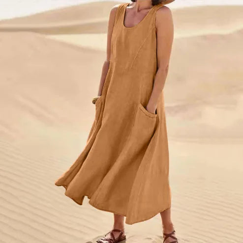 MARAIS | Robe Maxi Confort Naturel Chloé