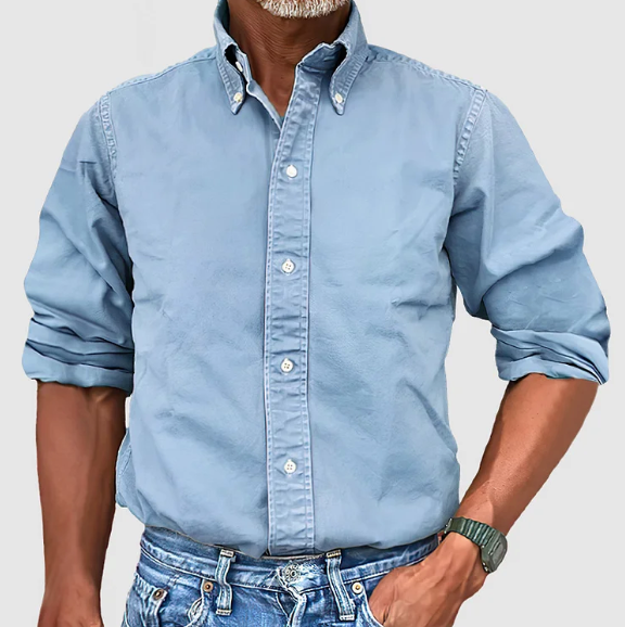 MARAIS | CHEMISE À MANCHES LONGUES ANTI-PLIS POUR HOMME