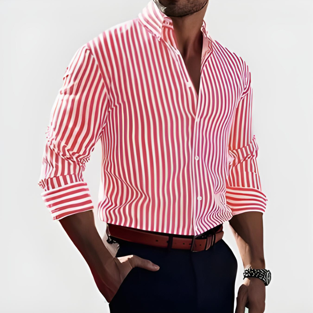MARAIS | CHEMISE À RAYURES DÉCIDÉES POUR HOMME