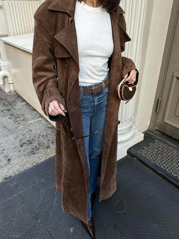 MARAIS | LE TRENCH CHIC EN DAIM DOUX