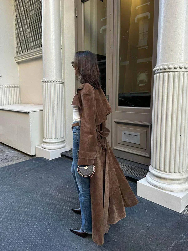 MARAIS | LE TRENCH CHIC EN DAIM DOUX