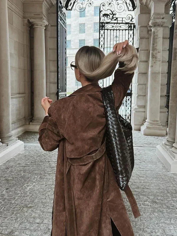 MARAIS | LE TRENCH CHIC EN DAIM DOUX