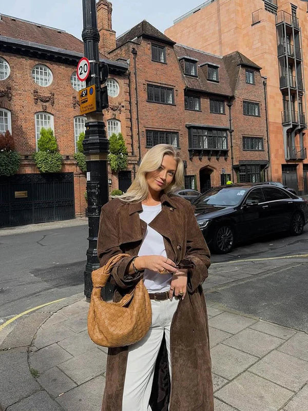 MARAIS | LE TRENCH CHIC EN DAIM DOUX
