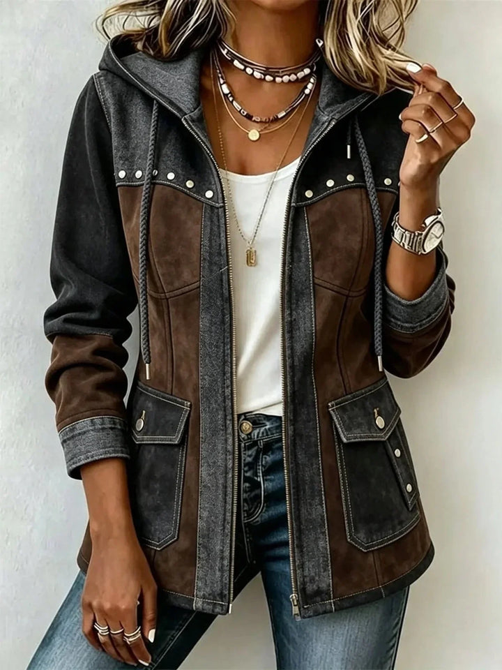MARAIS | Veste à Capuche Bi-Matière Véronique