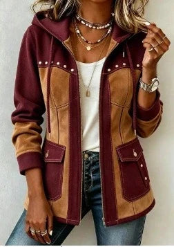 MARAIS | Veste à Capuche Bi-Matière Véronique