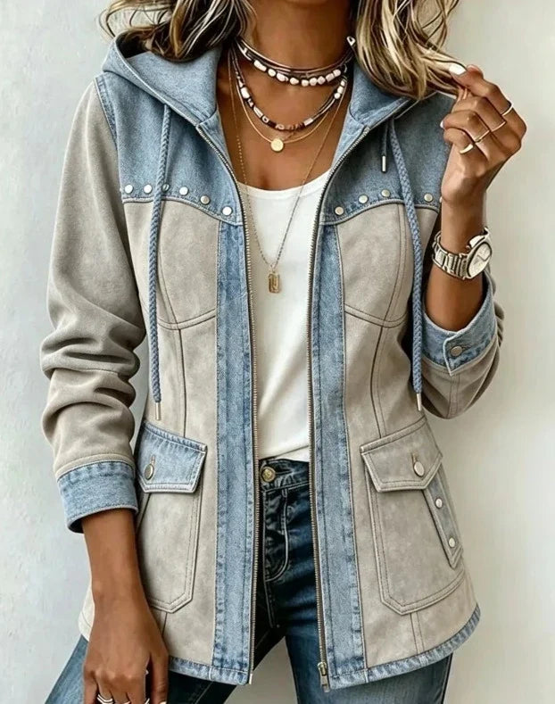 MARAIS | Veste à Capuche Bi-Matière Véronique