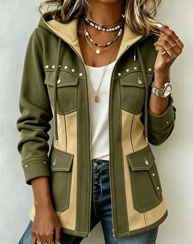 MARAIS | Veste à Capuche Bi-Matière Véronique