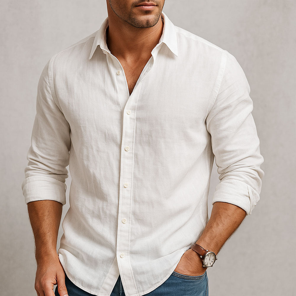 MARAIS | CHEMISE ESSENTIELLE EN LIN POUR HOMME
