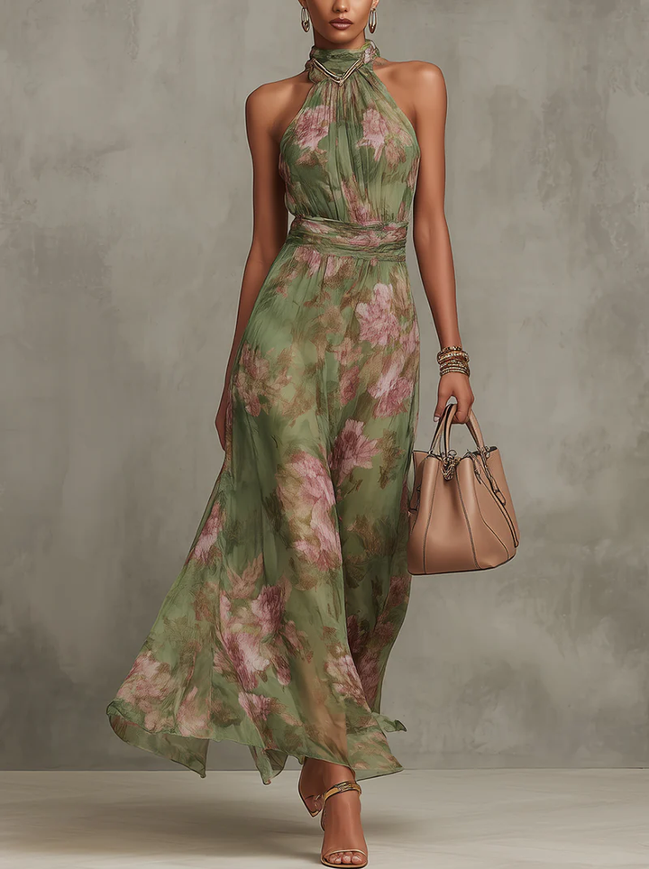 MARAIS | Robe Longue Élégante Florale Élise