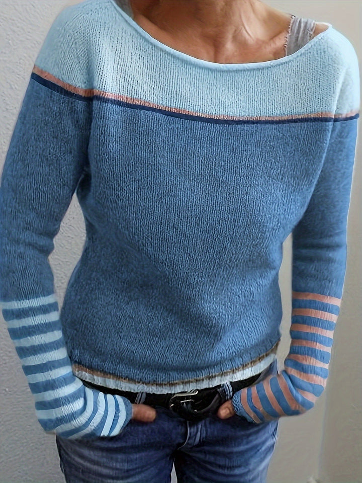 MARAIS | Pull Col Bateau Rayé Aveline