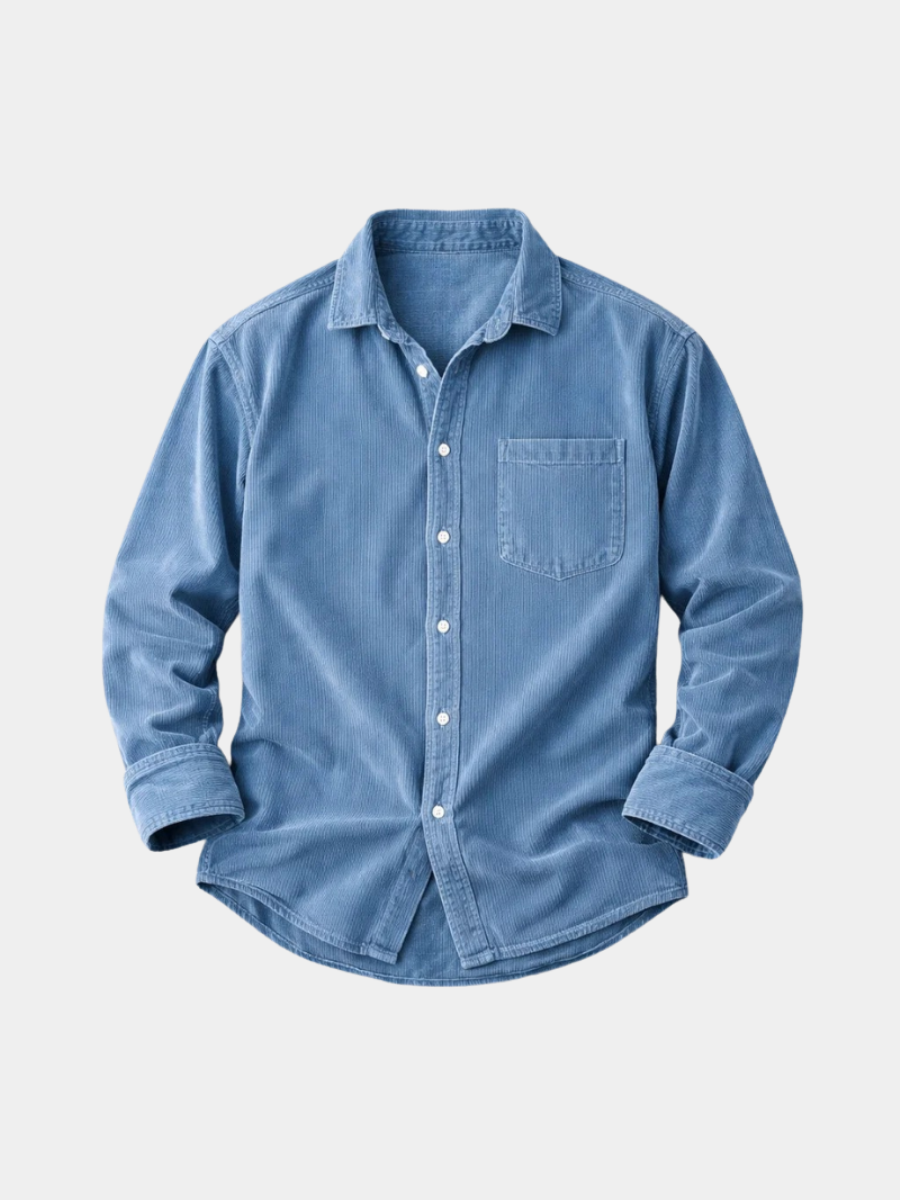 MARAIS | CHEMISE CLASSIQUE EN VELOURS CÔTELÉ POUR HOMMES