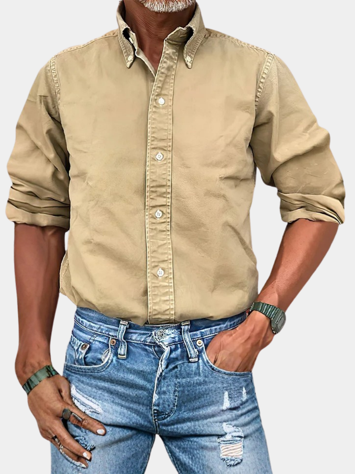 MARAIS | CHEMISE À MANCHES LONGUES ANTI-PLIS POUR HOMME