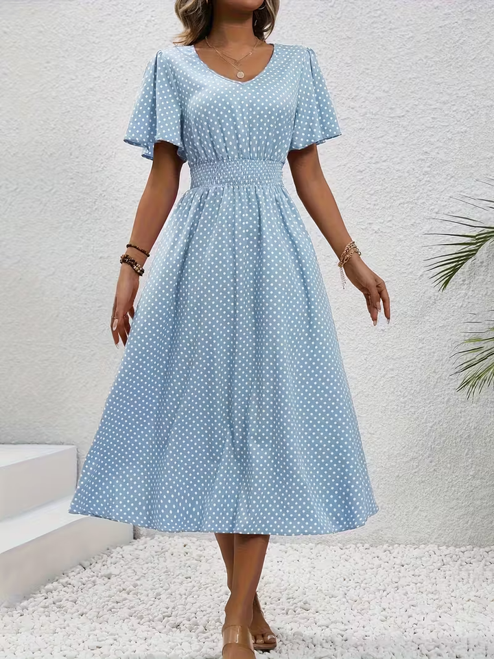 MARAIS | Robe Élégante Pois Élisa