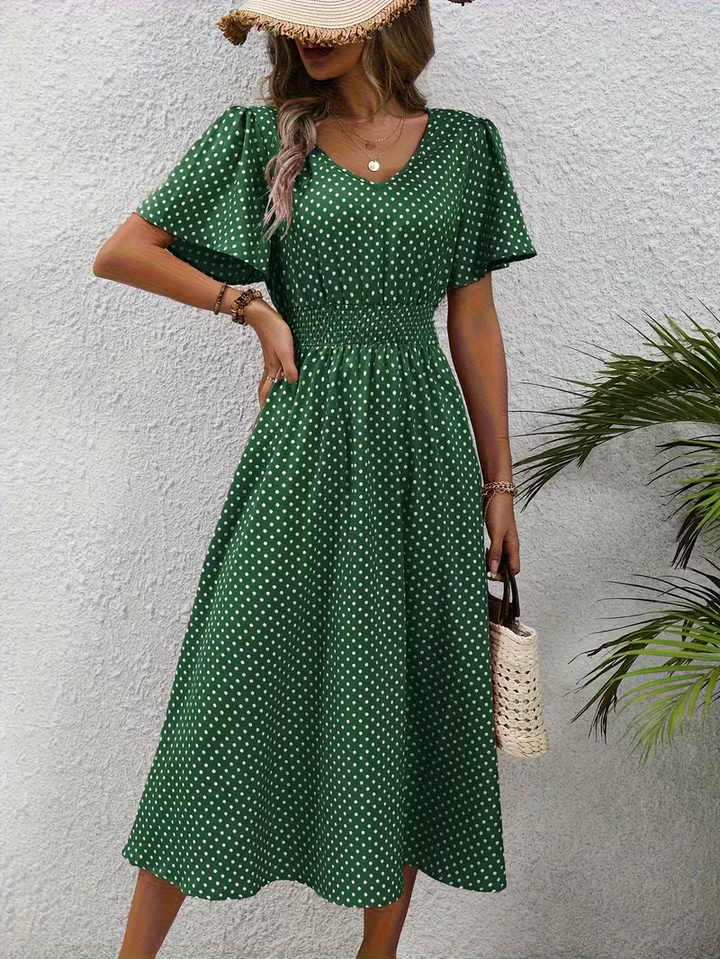 MARAIS | Robe Élégante Pois Élisa