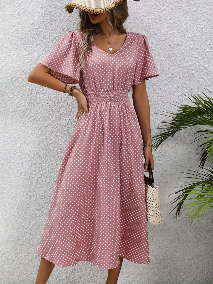 MARAIS | Robe Élégante Pois Élisa