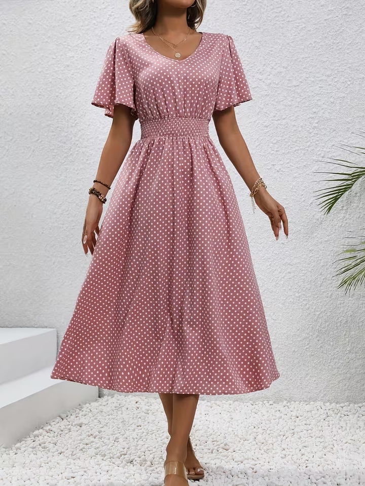 MARAIS | Robe Élégante Pois Élisa