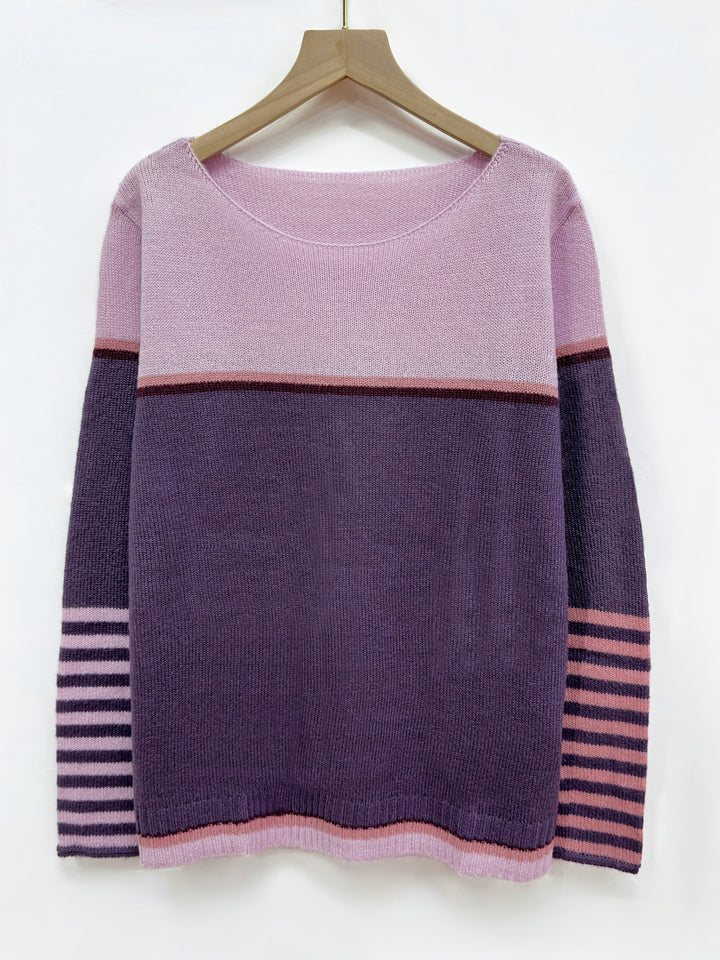 MARAIS | Pull Col Bateau Rayé Aveline
