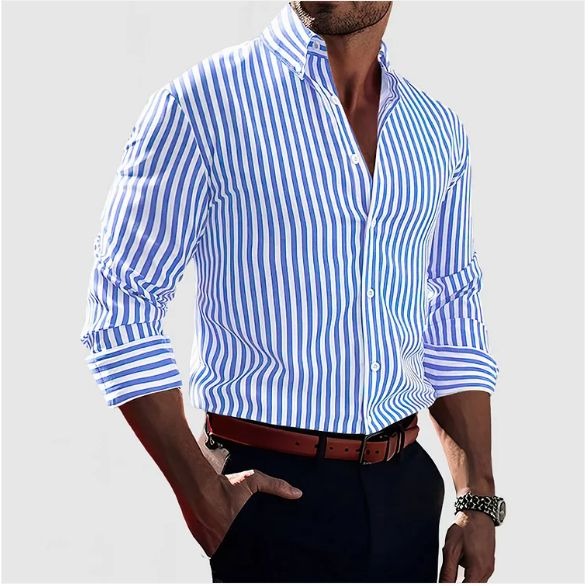 MARAIS | CHEMISE À RAYURES DÉCIDÉES POUR HOMME
