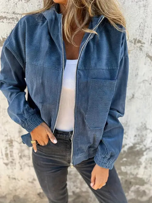 MARAIS | Veste décontractée en velours côtelé pour femme