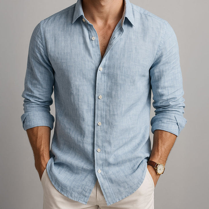 MARAIS | CHEMISE ESSENTIELLE EN LIN POUR HOMME
