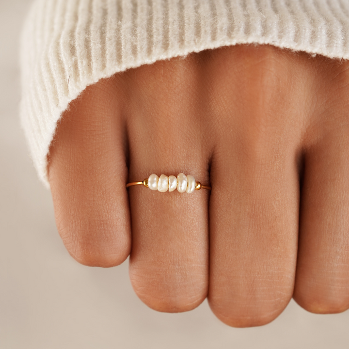 MARAIS | BAGUE CLASSIQUE AVEC PERLE D’EAU DOUCE