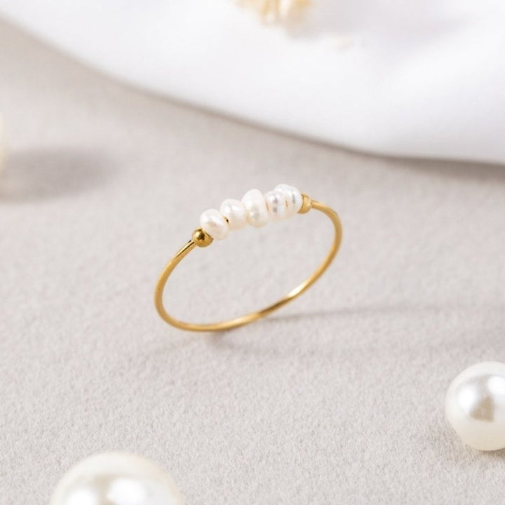 MARAIS | BAGUE CLASSIQUE AVEC PERLE D’EAU DOUCE