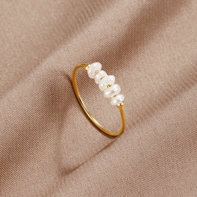 MARAIS | BAGUE CLASSIQUE AVEC PERLE D’EAU DOUCE