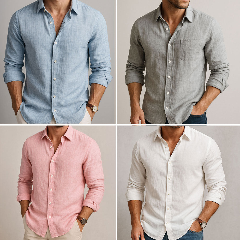 MARAIS | CHEMISE ESSENTIELLE EN LIN POUR HOMME