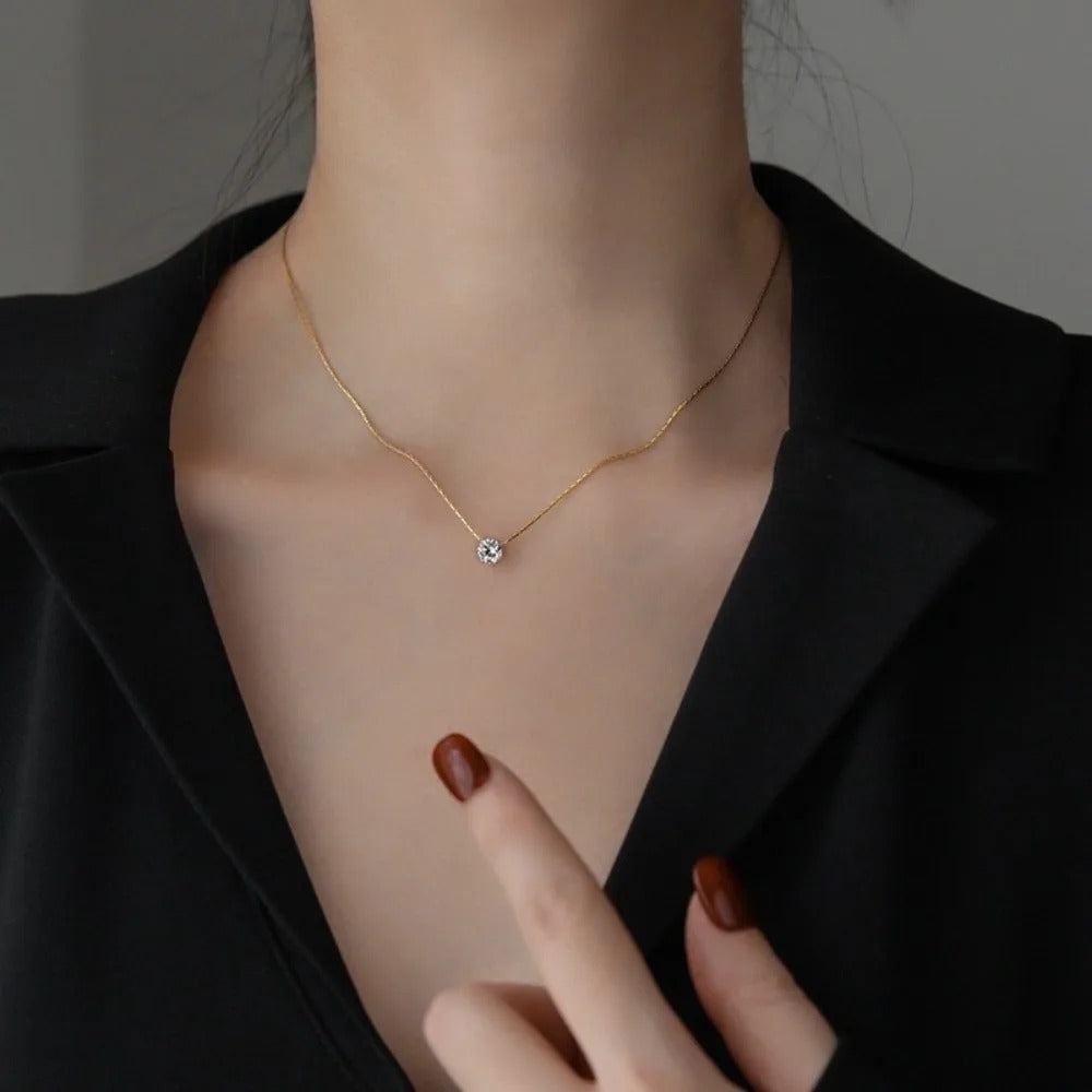 MARAIS | COLLIER EN PIERRES DE MOISSANITE