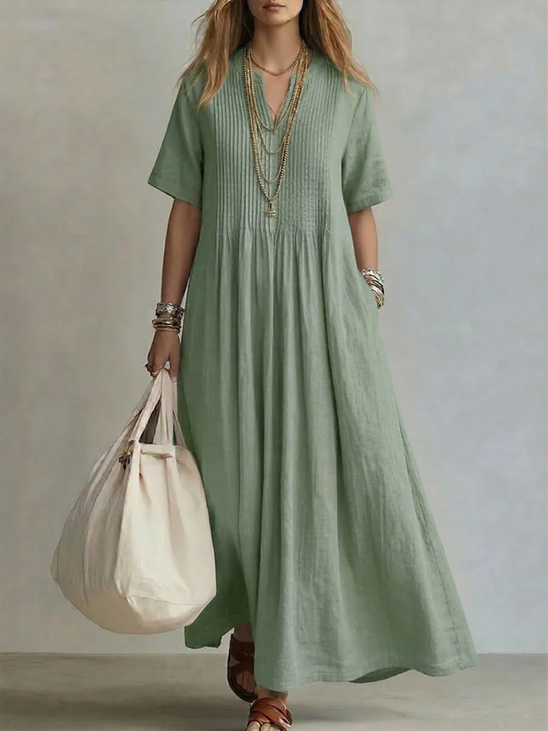 MARAIS | Robe Plissée Élégante Léa