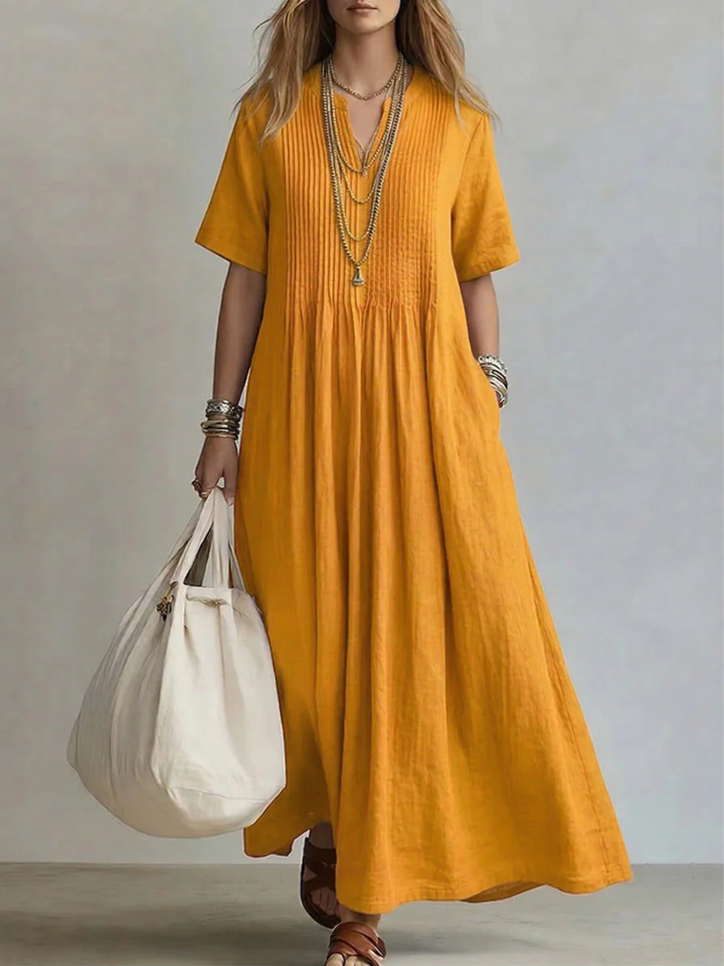 MARAIS | Robe Plissée Élégante Léa
