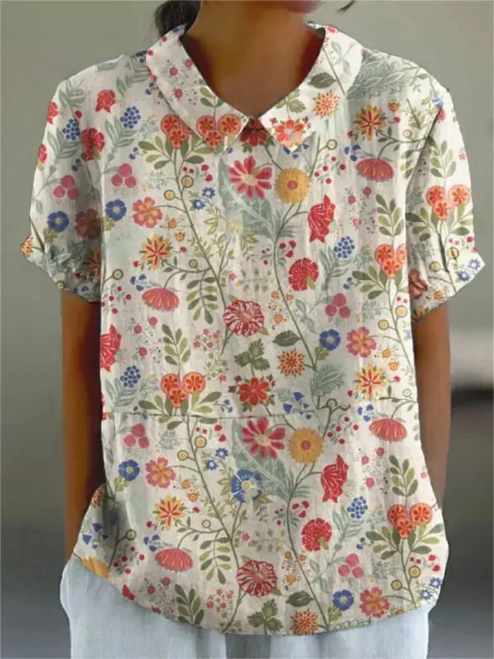 MARAIS | Blouse Fleurie Élégante