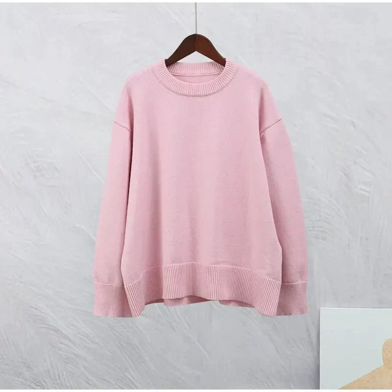 MARAIS | PULL ROSE À MANCHES LONGUES