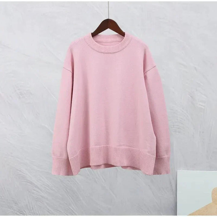 MARAIS | PULL ROSE À MANCHES LONGUES