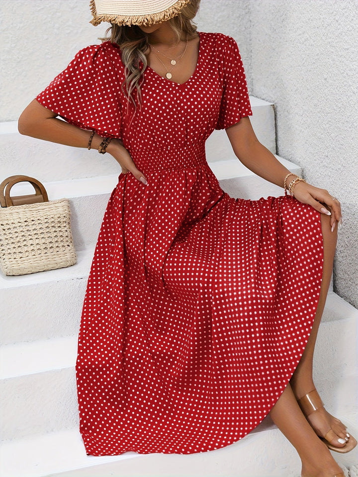 MARAIS | Robe Élégante Pois Élisa