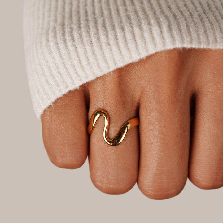 MARAIS | BAGUE ONDA DORATA