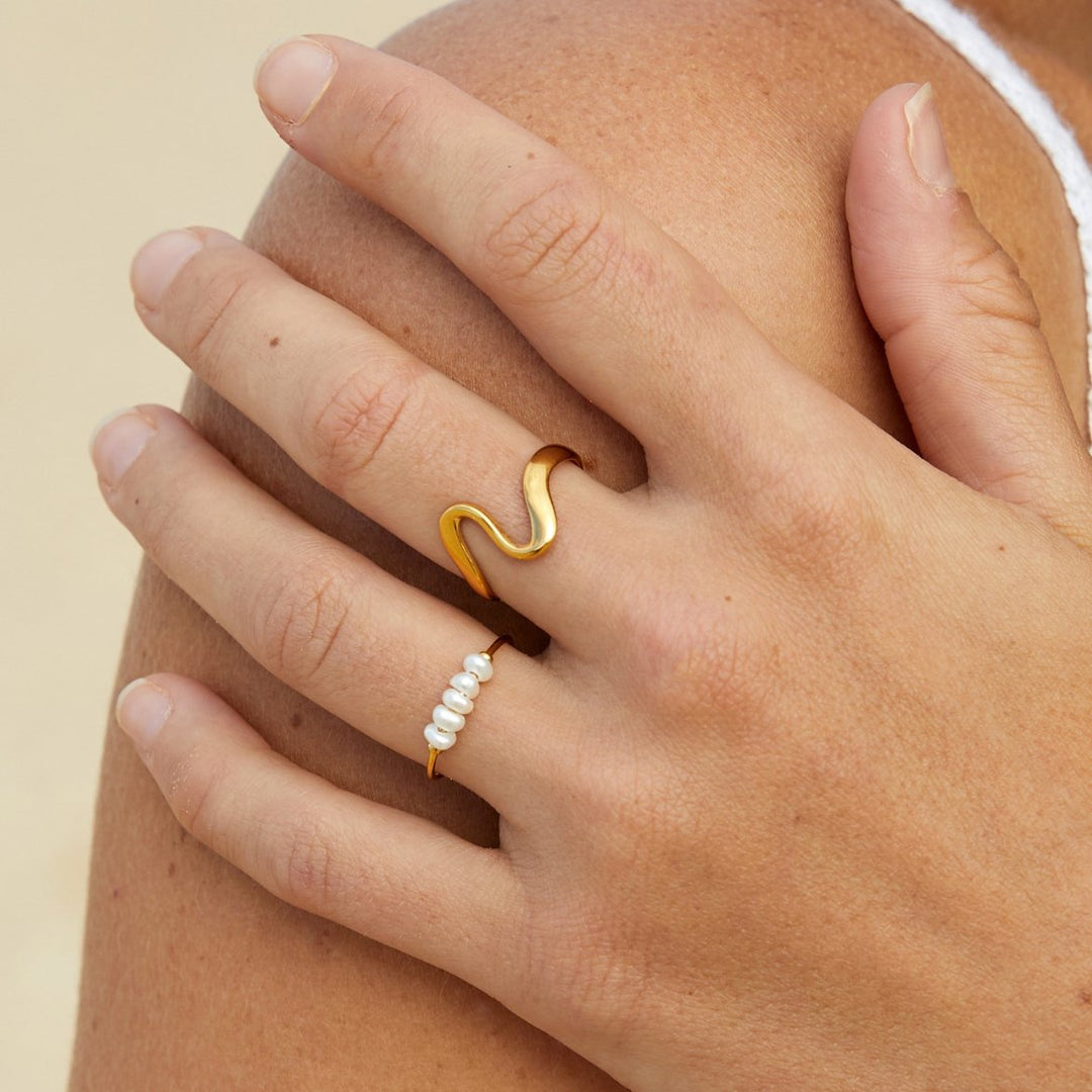 MARAIS | BAGUE ONDA DORATA