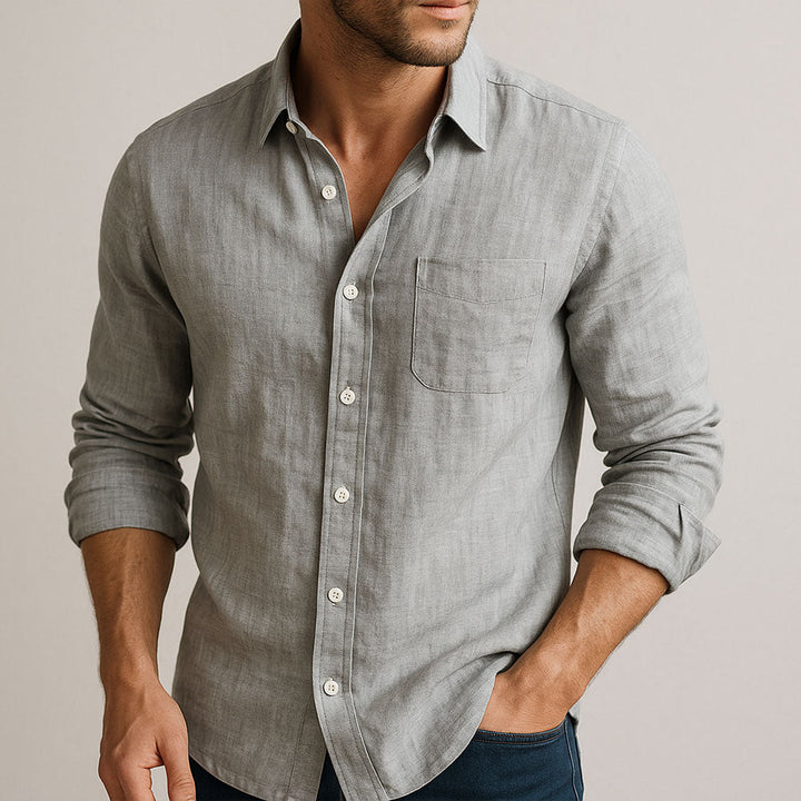 MARAIS | CHEMISE ESSENTIELLE EN LIN POUR HOMME