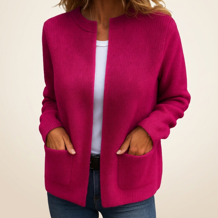 MARAIS | Gilet Zippé en Maille Douce Juliette
