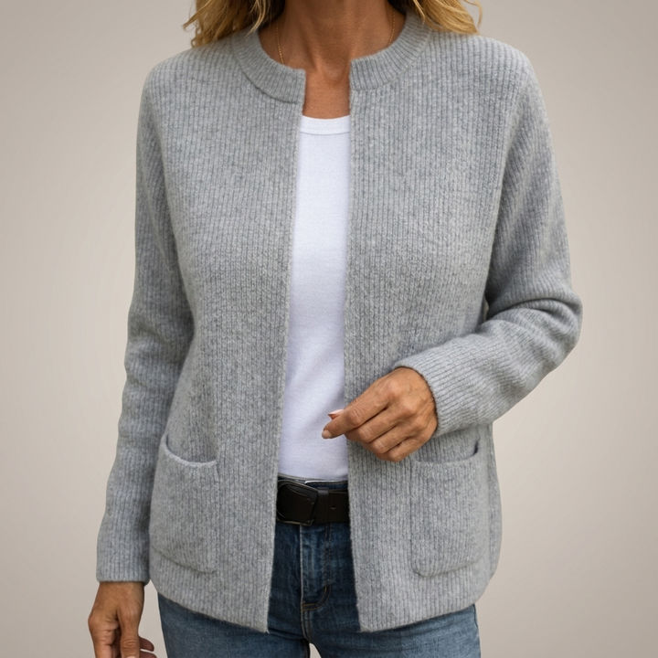 MARAIS | Gilet Zippé en Maille Douce Juliette
