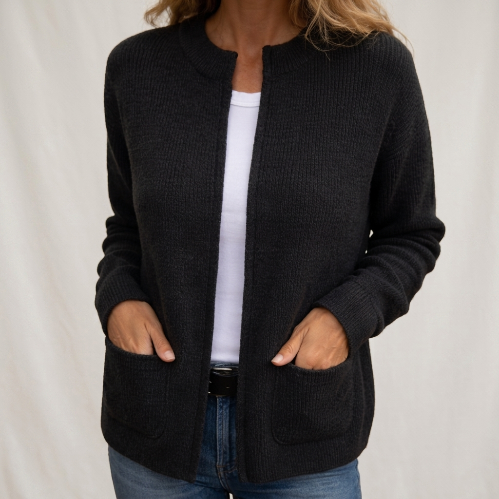 MARAIS | Gilet Zippé en Maille Douce Juliette